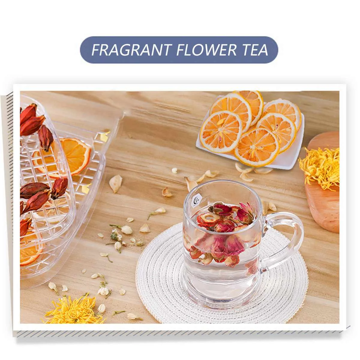 خضروات الفواكه المجففة عشب آلة اللحوم ، الغذاء المنزلي ديهيدراتور ، لحوم الحيوانات الأليفة المجففة ، 5 صواني وجبات خفيفة مجفف الهواء