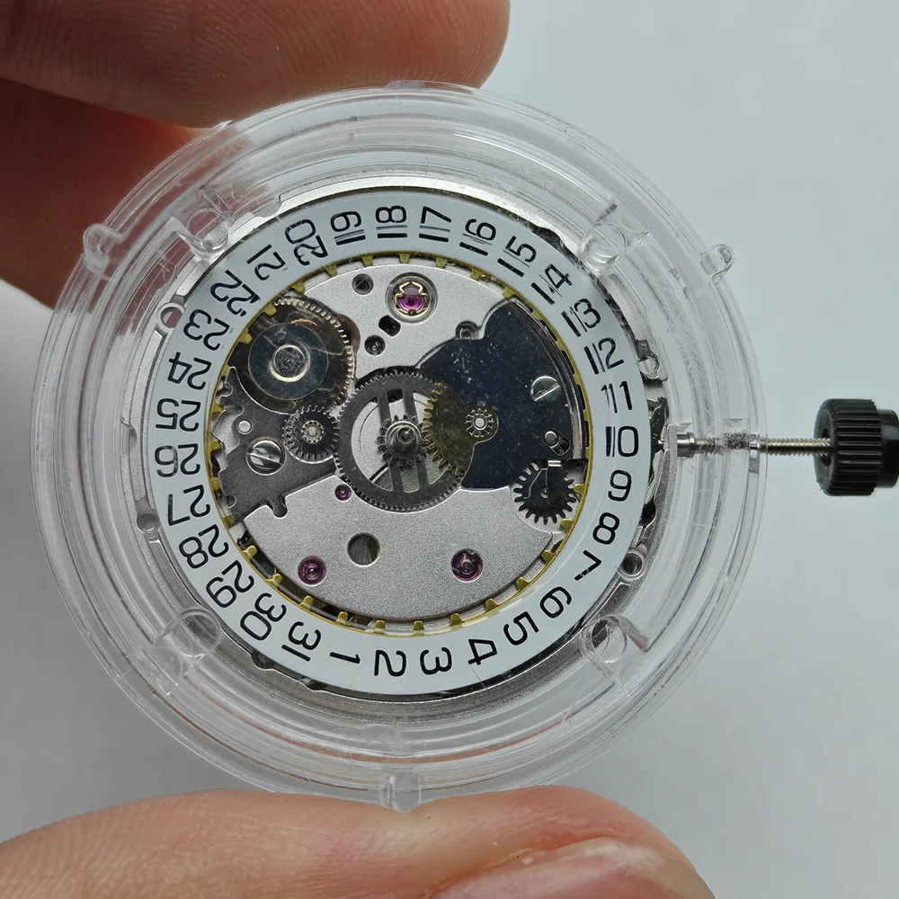 Genuine HK PT5000 Automatic Watch Movement Silver Version Premium Clone ETA 2824 High Precision 25 Jewels 42 Hours Power Reserve