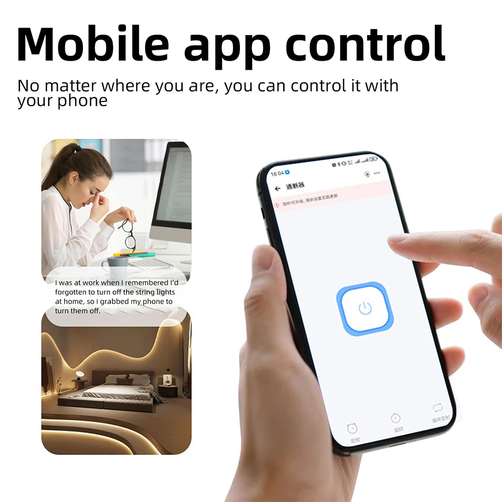 Intelligenter WLAN-Zeitschalter-Controller mit App-Fernbedienung & Sprachsteuerung für Aquarienpflanzenbeleuchtung, kompatibel mit DC5.5x2.1mm. – Detail 8