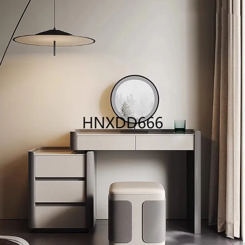 الديكور الفاخرة الغرور الجدول غرفة المعيشة الحديثة الغرور الجدول مضمد Coiffeuse Avec Miroir Et Tabouret أثاث غرفة نوم