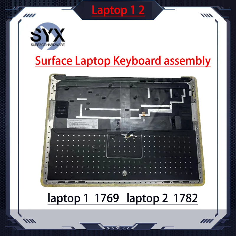 Imagem -02 - Teclado com Touchpad para Laptop Microsoft Surface Teclado Original Preto 1769 1782