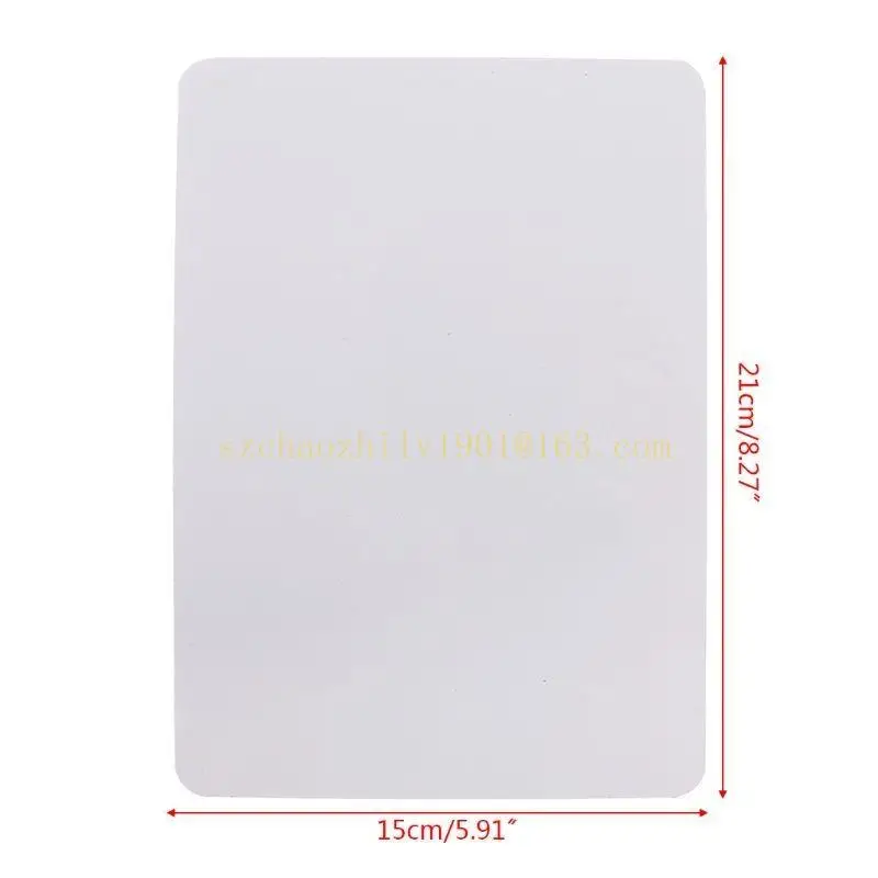 62ka branco geladeira desenho gravação placa mensagem geladeira memo, placa memorando com marcador-escrever, desenhar e organizar esforço