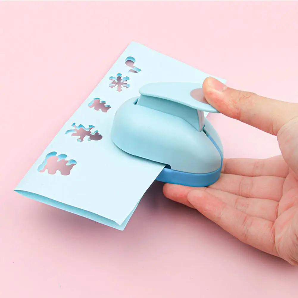 Embossing Device Embossing Mold Craft Lever Punch Set Butterfly Snowflake Love Heart Rose Shape Handmade Paper Punch Simple