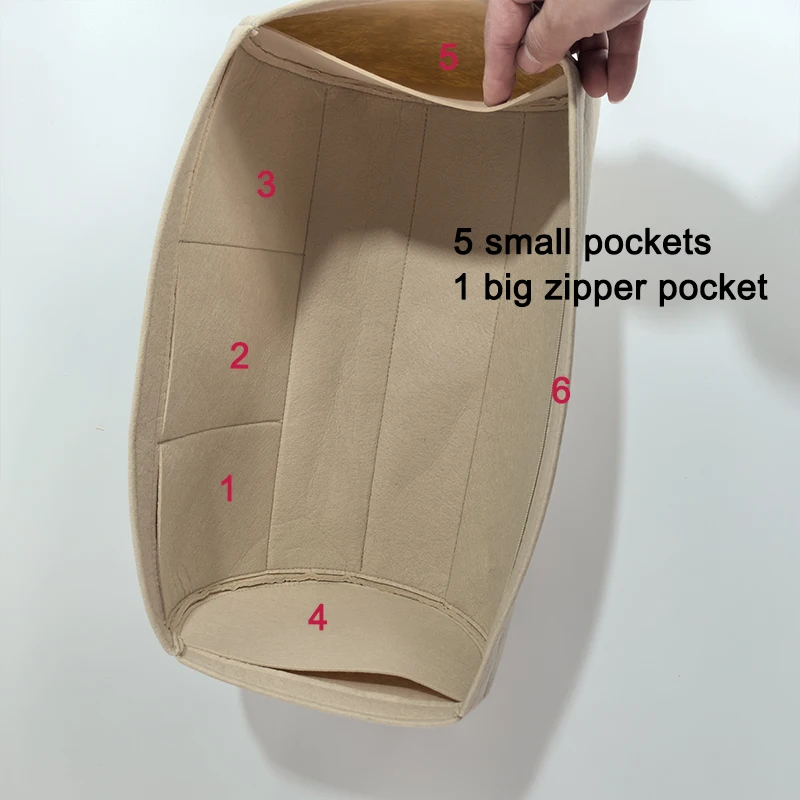 Felt Organizer Insert Fit For Barrel 40 Sports Bag Travel Bag Organization Liner Inner Purse