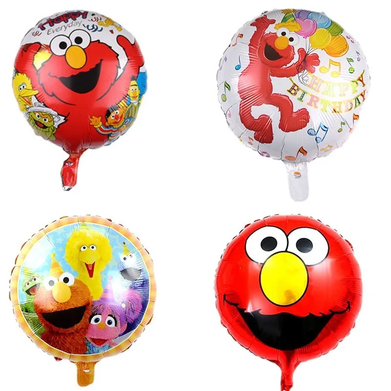 Pacchetto di palloncini a tema Sesame Street decorazione per feste di compleanno