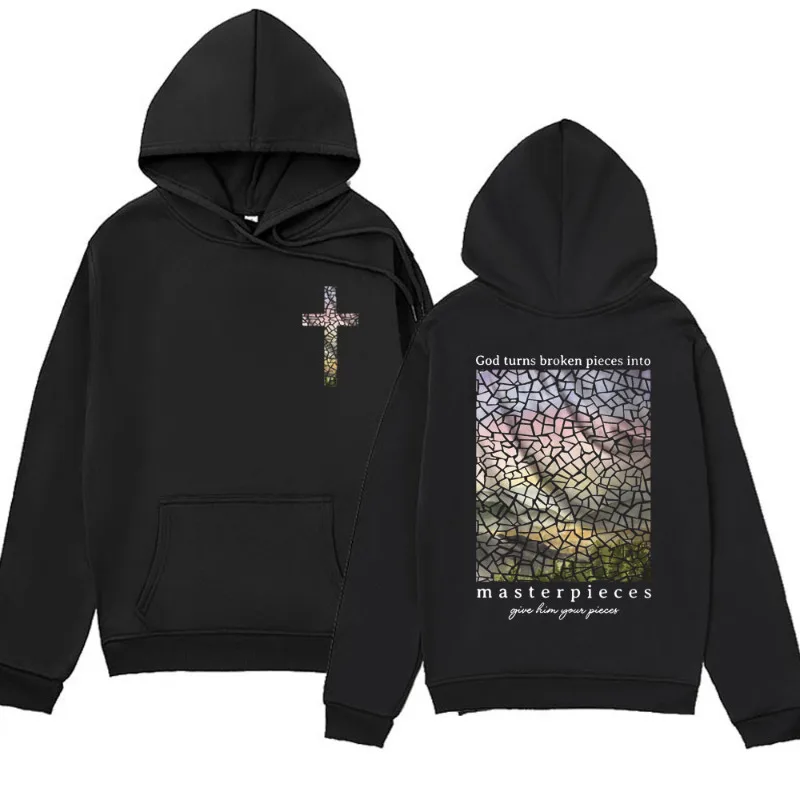 

Christian Living Proof of A Loving God Hoodies Men's Jesus Bible Verse Aesthetic Oversized Sweatshirt Vintage Gothic Pullovers