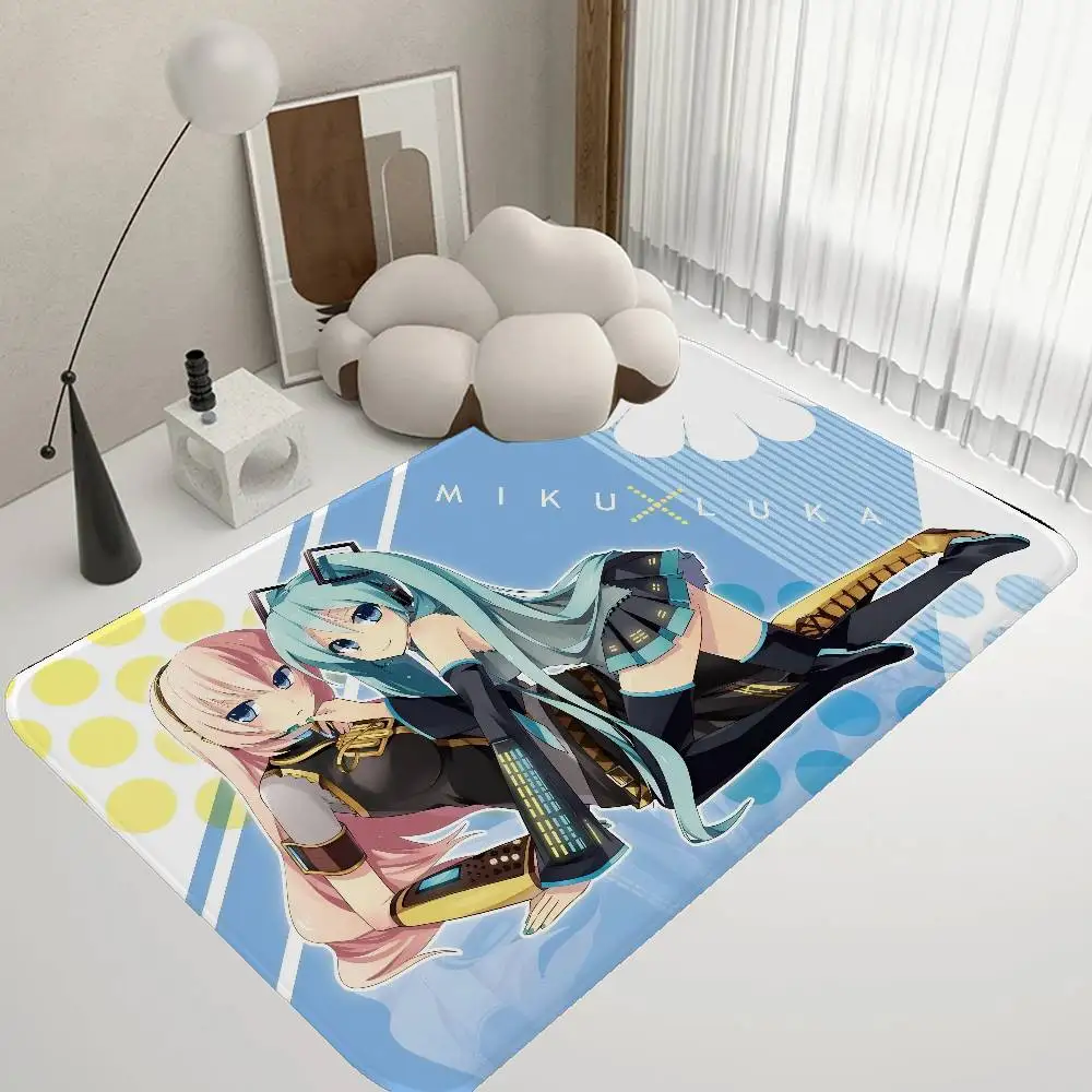 

Кухонный коврик M-Miku Luka: недорогой, противоскользящий, современный, для гостиной, балкона, с принтом, для домашнего декора