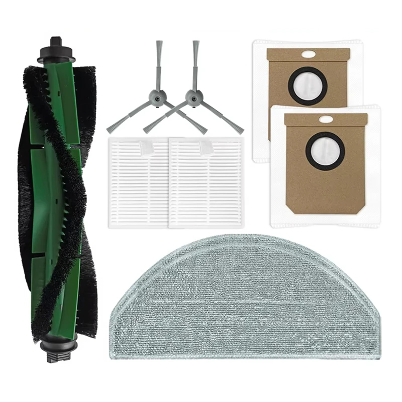 

ABBZ-For Conga 7490 Ultimate Home X-Treme Genesis Roller Side Brush Filter Mop Dust Bag Spare Part Accessory