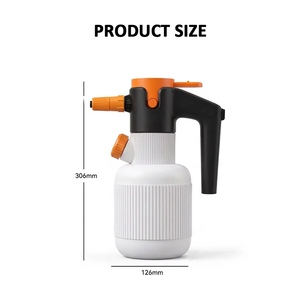 Electric Car Foam Sprayer Pressurized Soap Sprayer High Pressure Fine Foam Automatic Foam Washer Exterior Car Washing Accessory