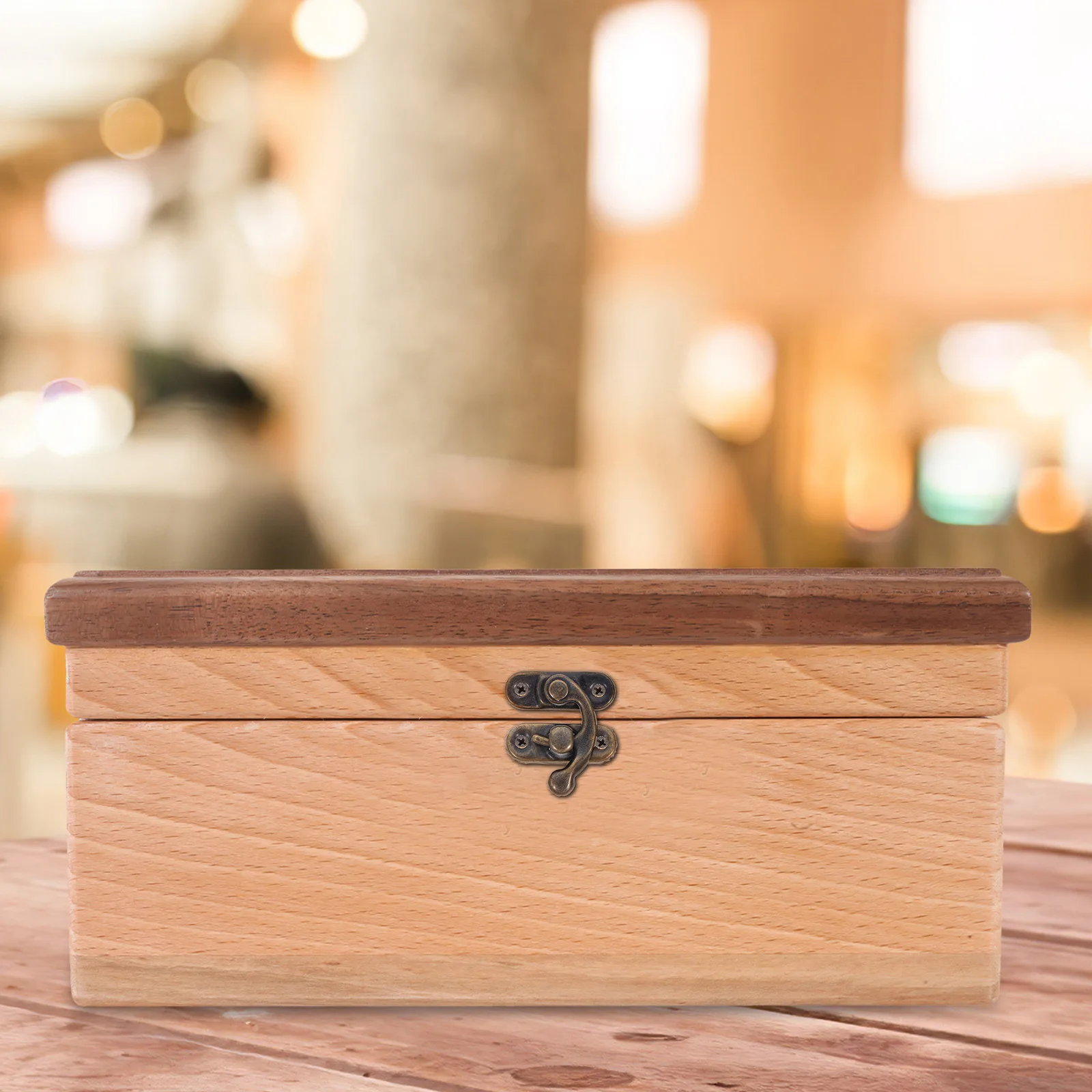 

20pcs Wooden Box Lock Hardware Vintage Cabinet Latch Hook Hasp Bronze Swing Clasp For Jewelry Case Craft Diy Project Small