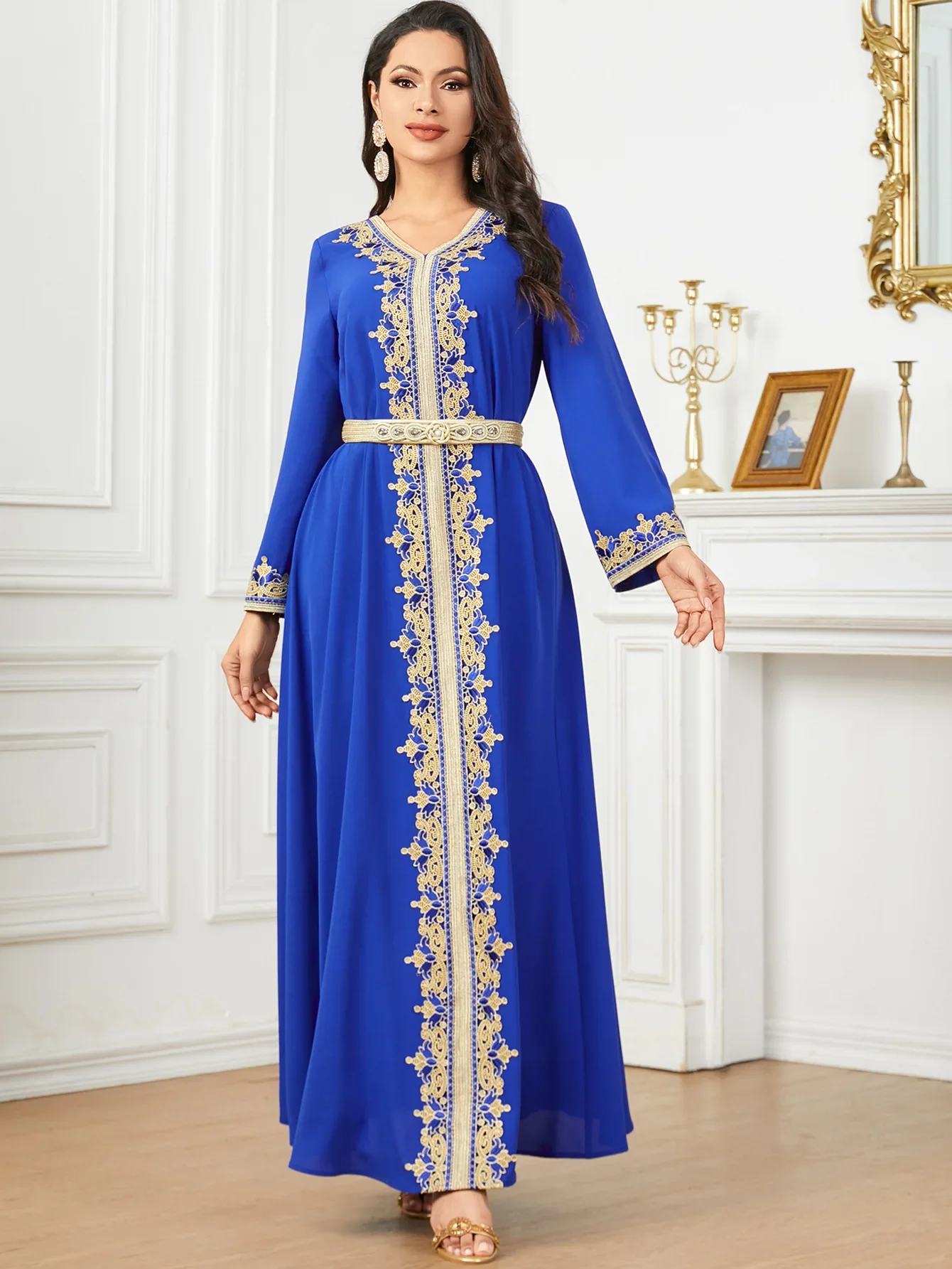 Jalabiya Abaya Muslim Women Dress Sashes Ramadan Morocco Dubai Dresses Abayas Kaftan Islam Party Vestidos Eid Arab Long Robe