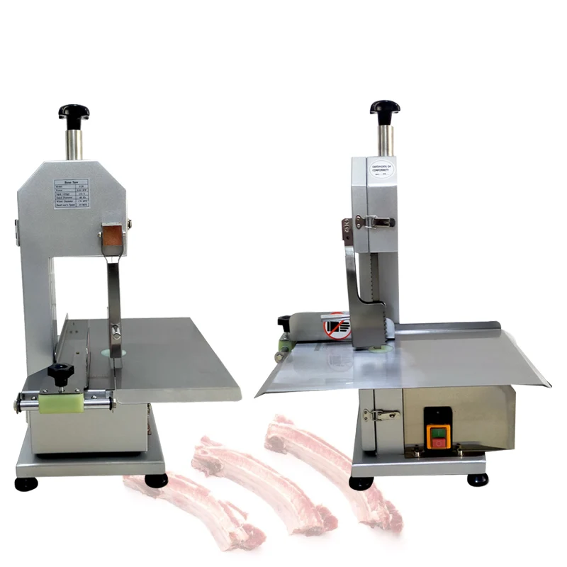 Stainless Steel Saw Bone Machine Commercial Electric Cutter Multi-function Frozen Meat Fish Ribs Slicers Cutting Machine