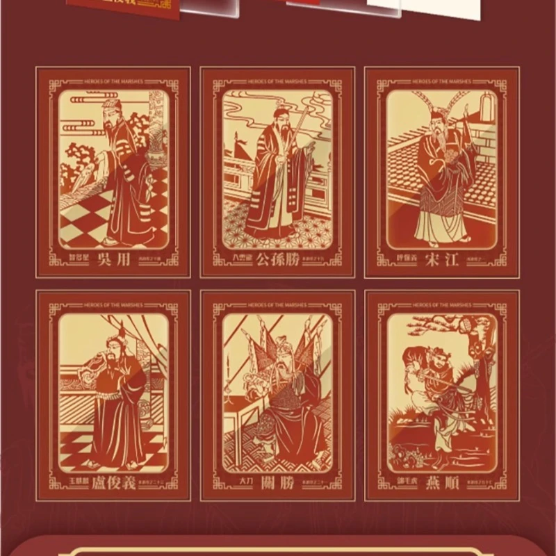 Карты Fun, настоящие водные маржи, платье, карты, китайские исторические истории, коллекционные карты, редкие Cai Zhizhong, оригинальные художественные подарочные игрушки