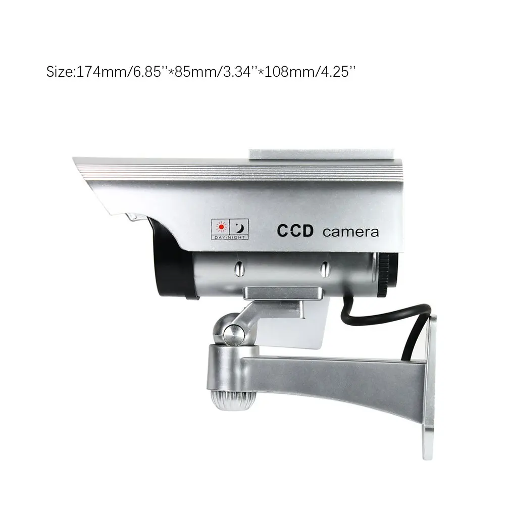 Solar Power LED CCTV Camera Fake Security Camera Outdoor Dummy Surveillance LESHP