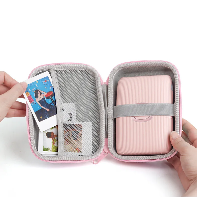 

Для принтера EVO/Instax Mini Link 3/Mini Link 2, кабель для передачи данных, красочный портативный жесткий чехол, сумка для хранения Eva, гарнитура с жестким диском