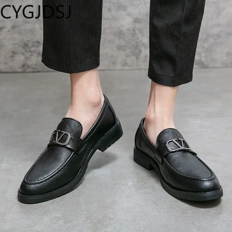 Italiano Loafers Men Business Suit Formal Shoes Oxford Shoes for Men Office 2024 Casuales Wedding Dress Slip on Shoes Men Sapato