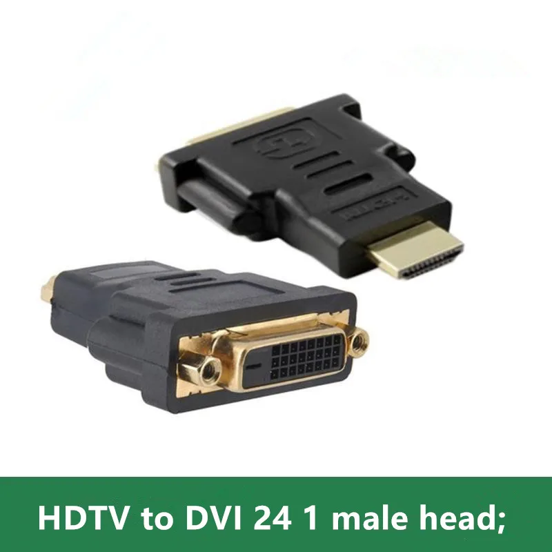 

HDTV to DVI 24 1 Male to Female Adapter High Definition Converter Plug Play DVI Male to HDTV Female Cable for Video Transfer