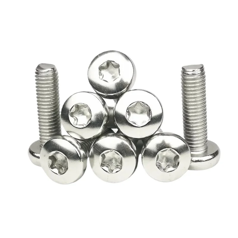304 Stainless Steel Torx Pan Head Screw M3 M4 M6 M8 M10 Star Drive Bolts ISO14583 Metric Thread Machine Fasteners Assortment