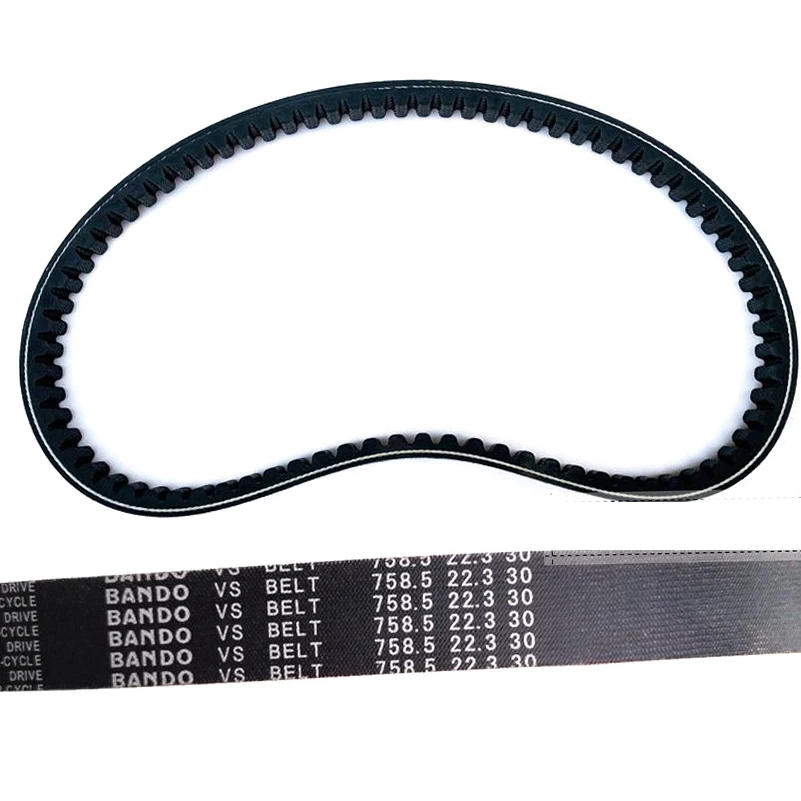 (set of 1) 758.5/22.3/30 Leather Belt for Go Kart ATV UTV Go Kart GY6 125 150 200CC Scooter Taotao Loncin 758.5 22.3 30