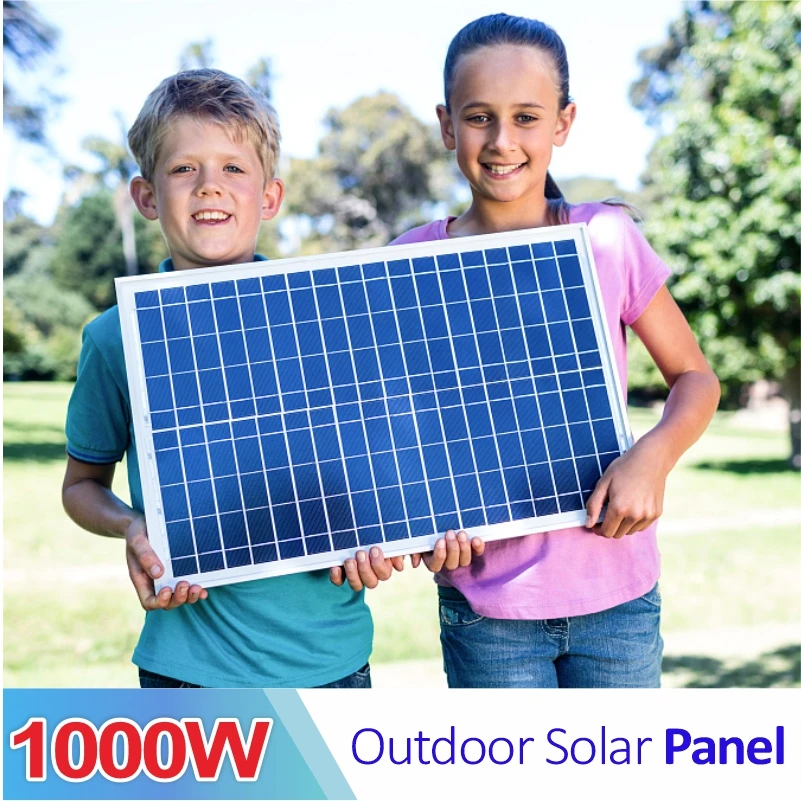 1000W High Power Solar Panel  12V Battery Charger Solar Power System Solar Energy For Home Power Bank For Mobile Phone