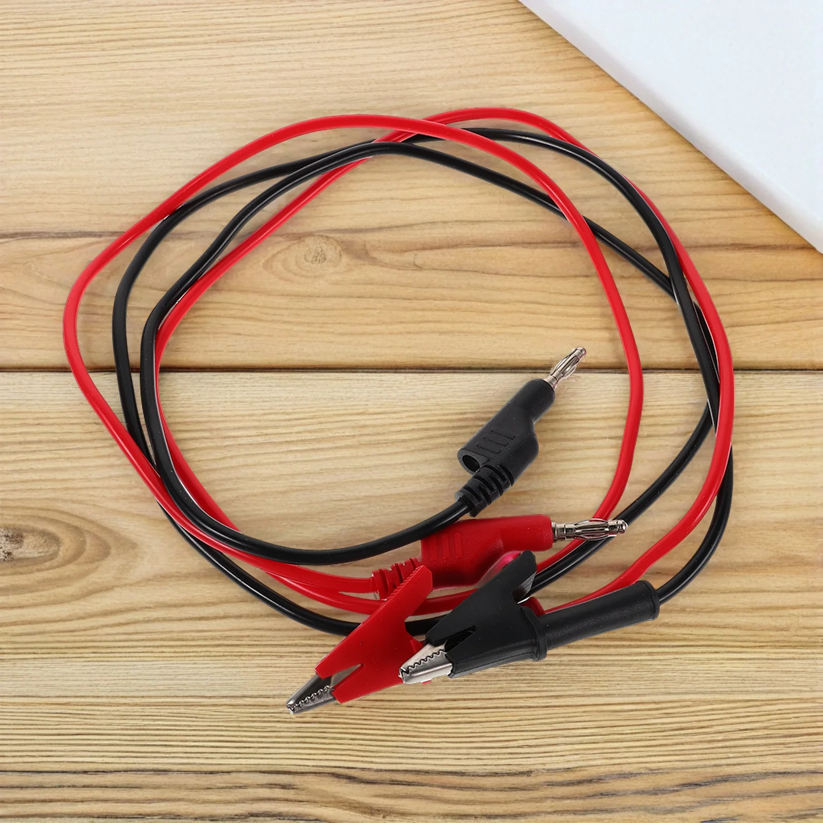 

6Pcs Stable Voltage Electrical Cable Test Leads Alligator Clips Banana Plugs Power Output Testing Probes for Laboratory Devices