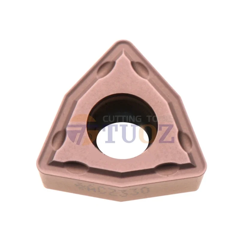 Original WCMT080412FN ACZ330 WCMT 080412 FN WC08 U Drilling Bit Carbide Insert CNC Lathe Turning Blade Cutting Tool