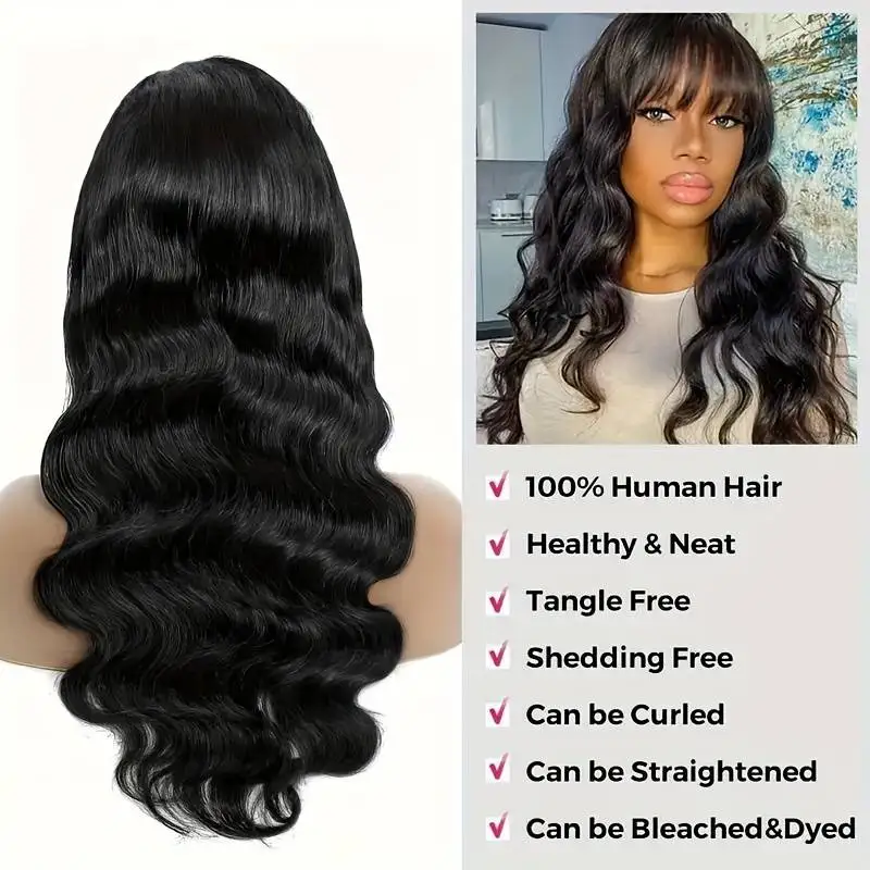 12 inch Middle Part Lace Wig 3x1 HD lace Body Wave human hair Wigs 220 density Full Machine Made Human Hair Wigs for Women