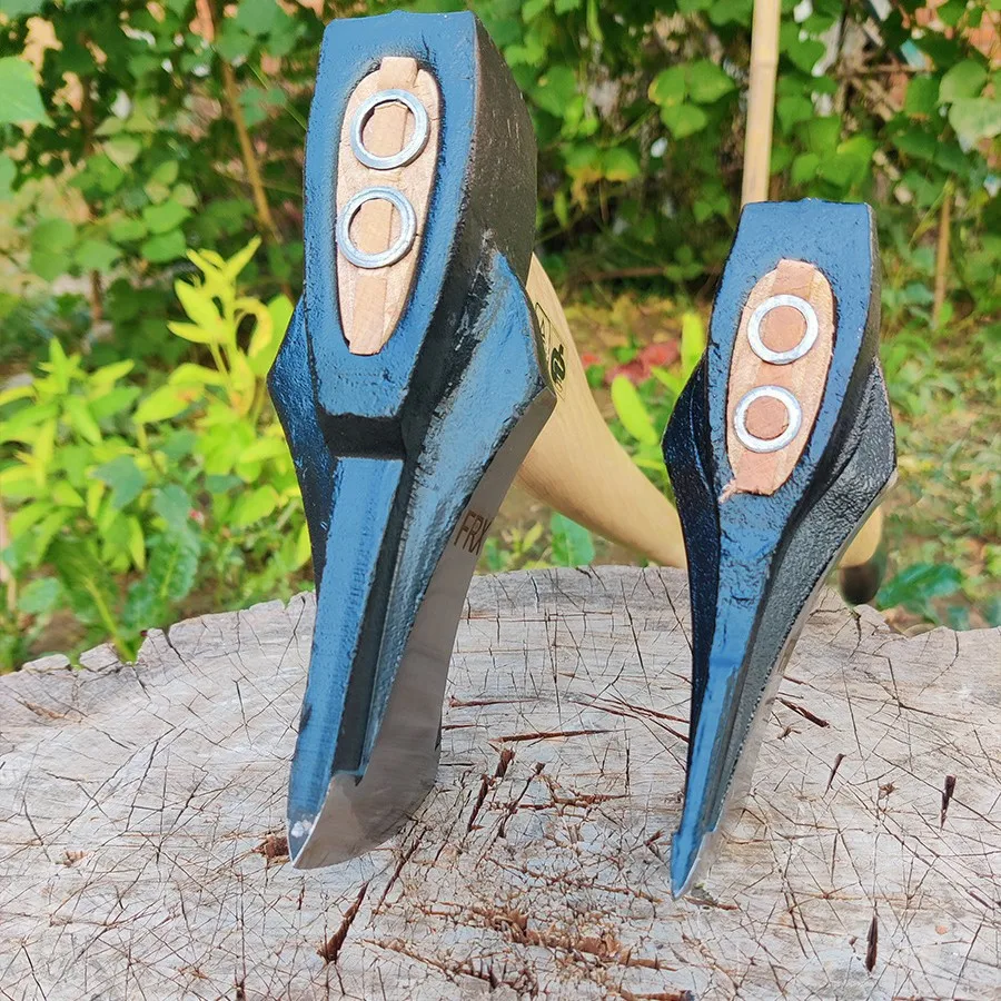 Professional Firewood Splitting Axe - Forged  Axe, Outdoor Camping & Mountain-Clearing Use,  No Axe Sticking