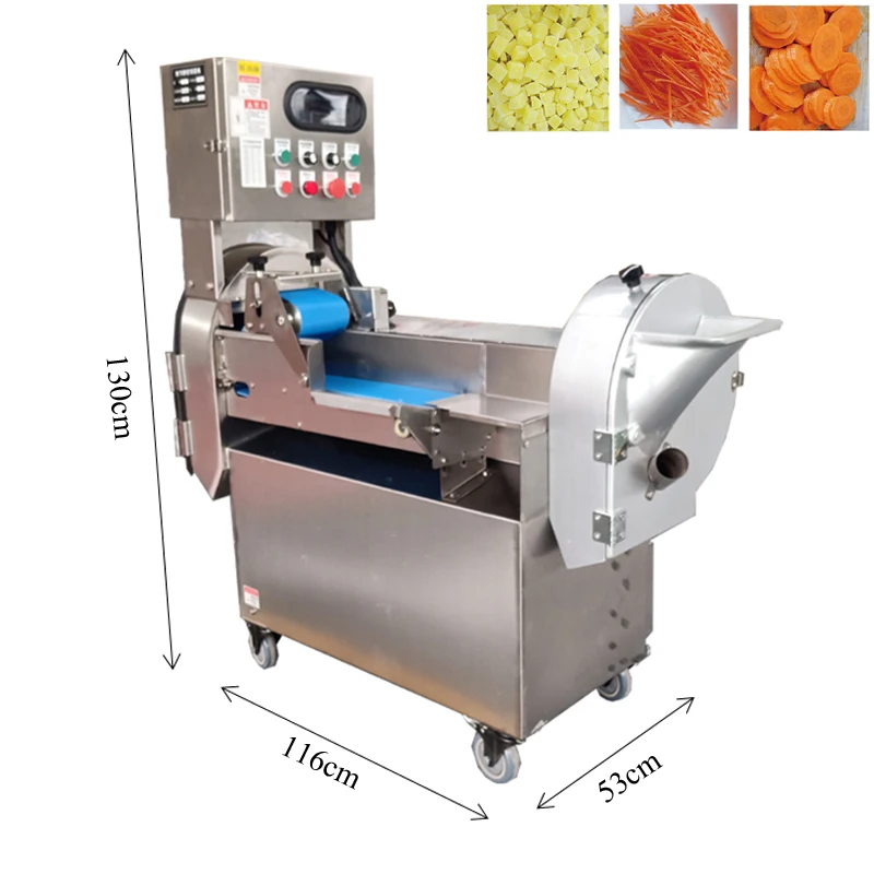 Multi-function Vegetable Cutting Machine Fruit Coconut Papaya Pineapple Chilli Pepper Cucumber Slicing Shredding Dicing Machine
