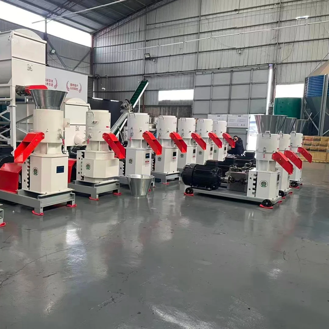 High Productivity New Design Roller Rotary Feed Pellet Machine 1200-1800Kg/Hour Feed Capacity Animal Feed Granulator