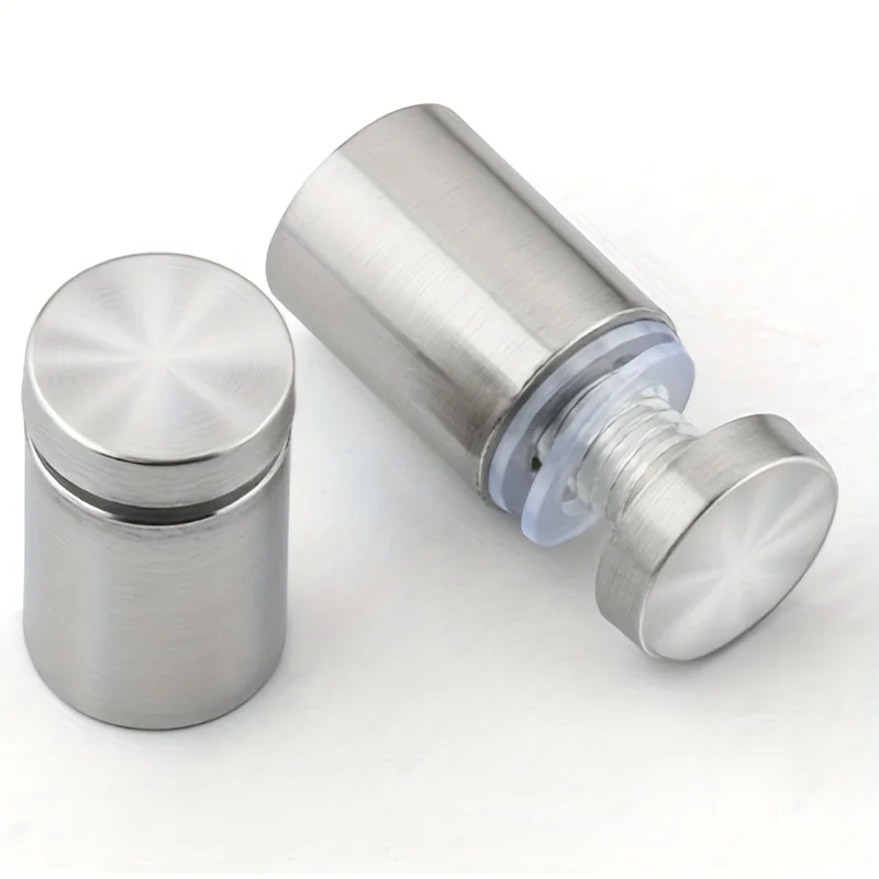 30PCS Stainless Steel Advertising Nails, Supporting Advertising Pins, Billboard Decorative Nails, Used for Wall-Mounted Glass/Ac