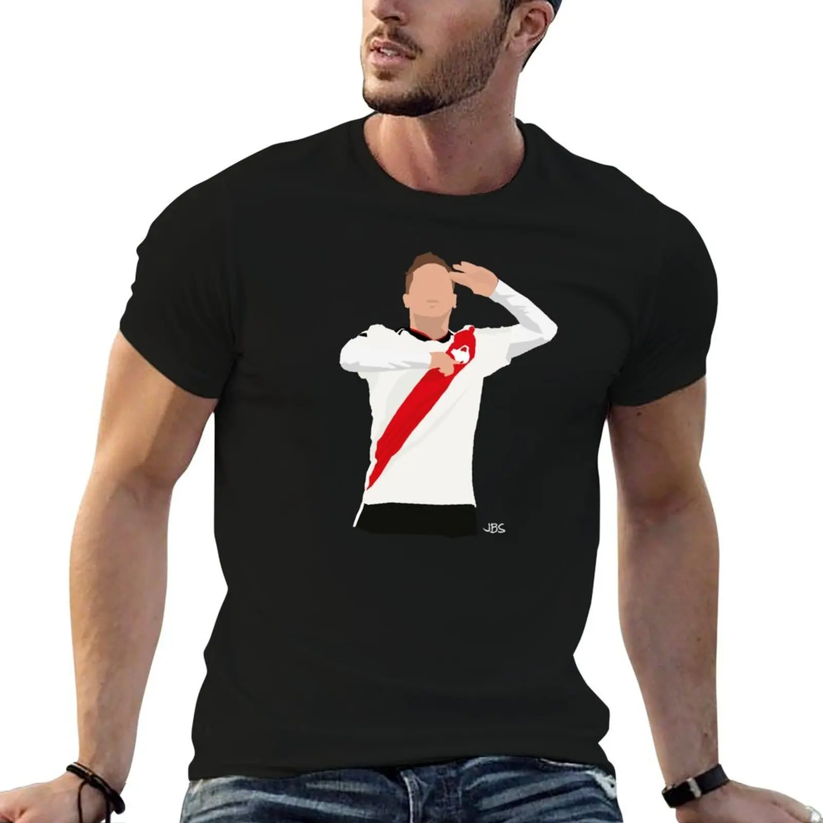 

JuanFer Quintero and his celebration against Boca in the Grand Final T-Shirt anime t shirts oversize T-Shirt