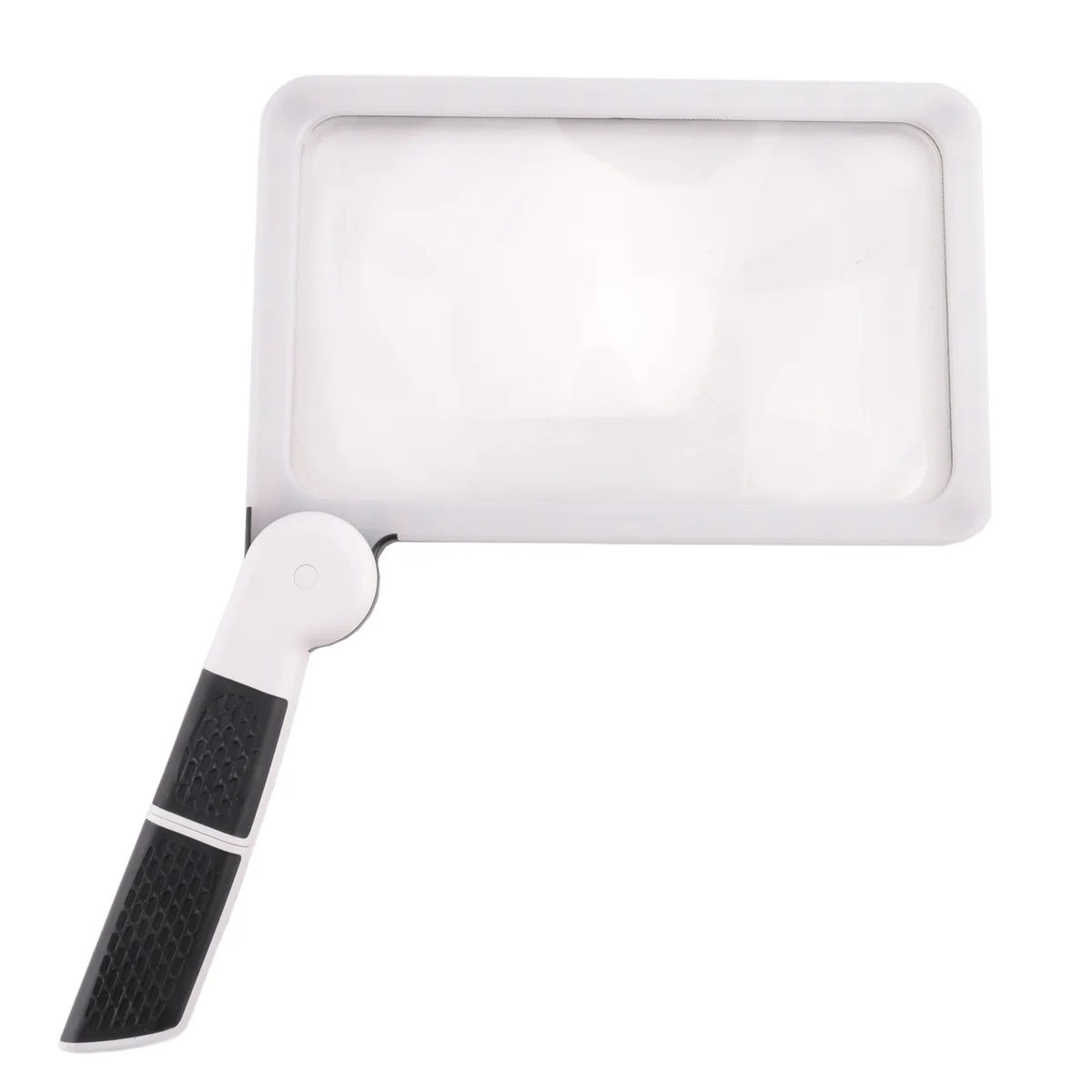 A48I Full-Page 5X Magnifying Glass for Reading, Folding Lighted Magnifier with 48 LED Lights, Rectangular Handhold Magnifier