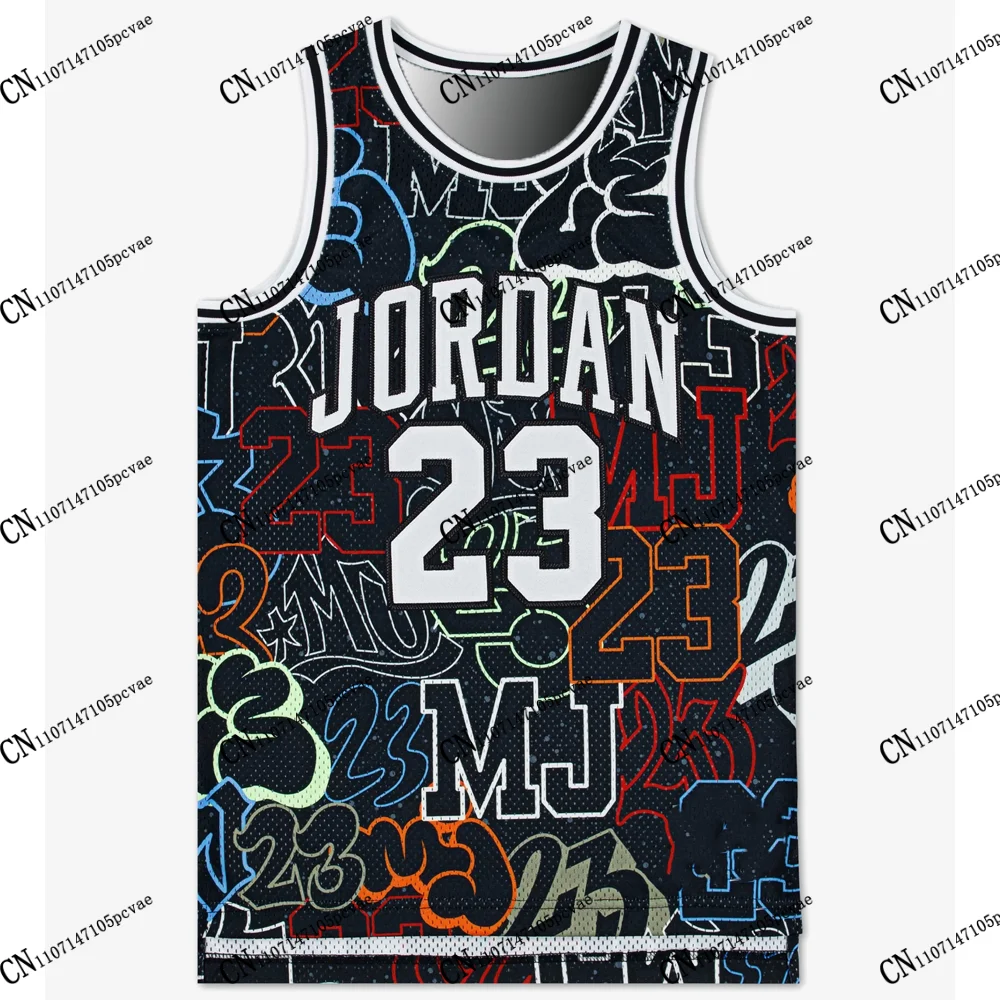 MJ Jordan # Camiseta de Baloncesto Estilo Temporada 23 2026/27, Nueva Llegada, Kits Especiales, Camiseta Impresa en 3D, Unisex para Adultos y Niños