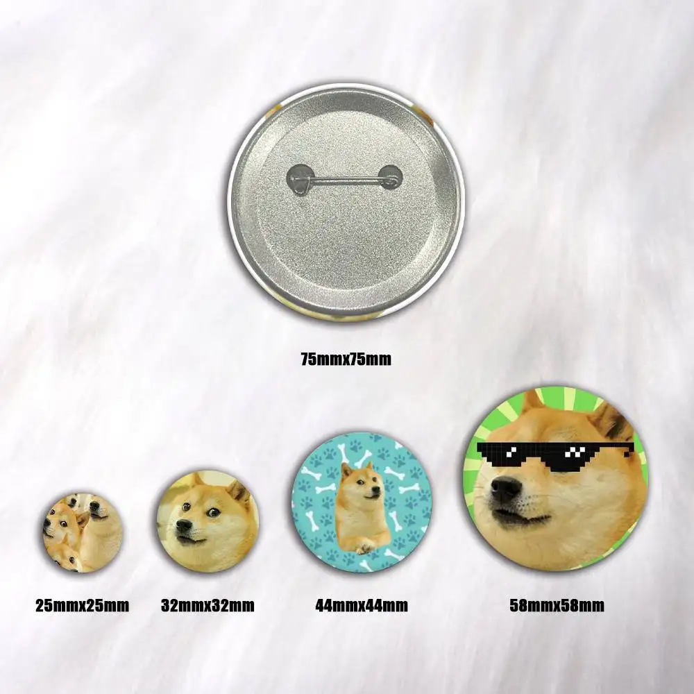 A-dog Anime Round Badges, Brooches, Clothing Accessories, Birthday Gifts, Anime Conventions