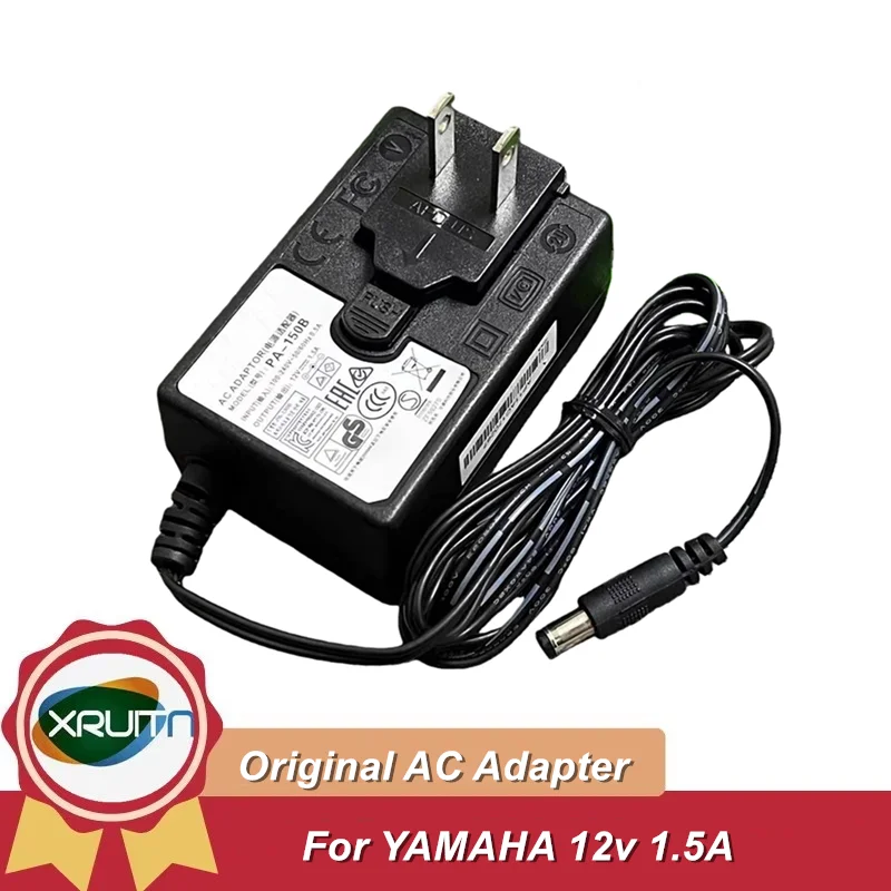 Original PA-150B 12V 1.5A AC Adaptor Adapter Charger for YAMAHA KBP300 KBP500 KBP2100 Power Supply