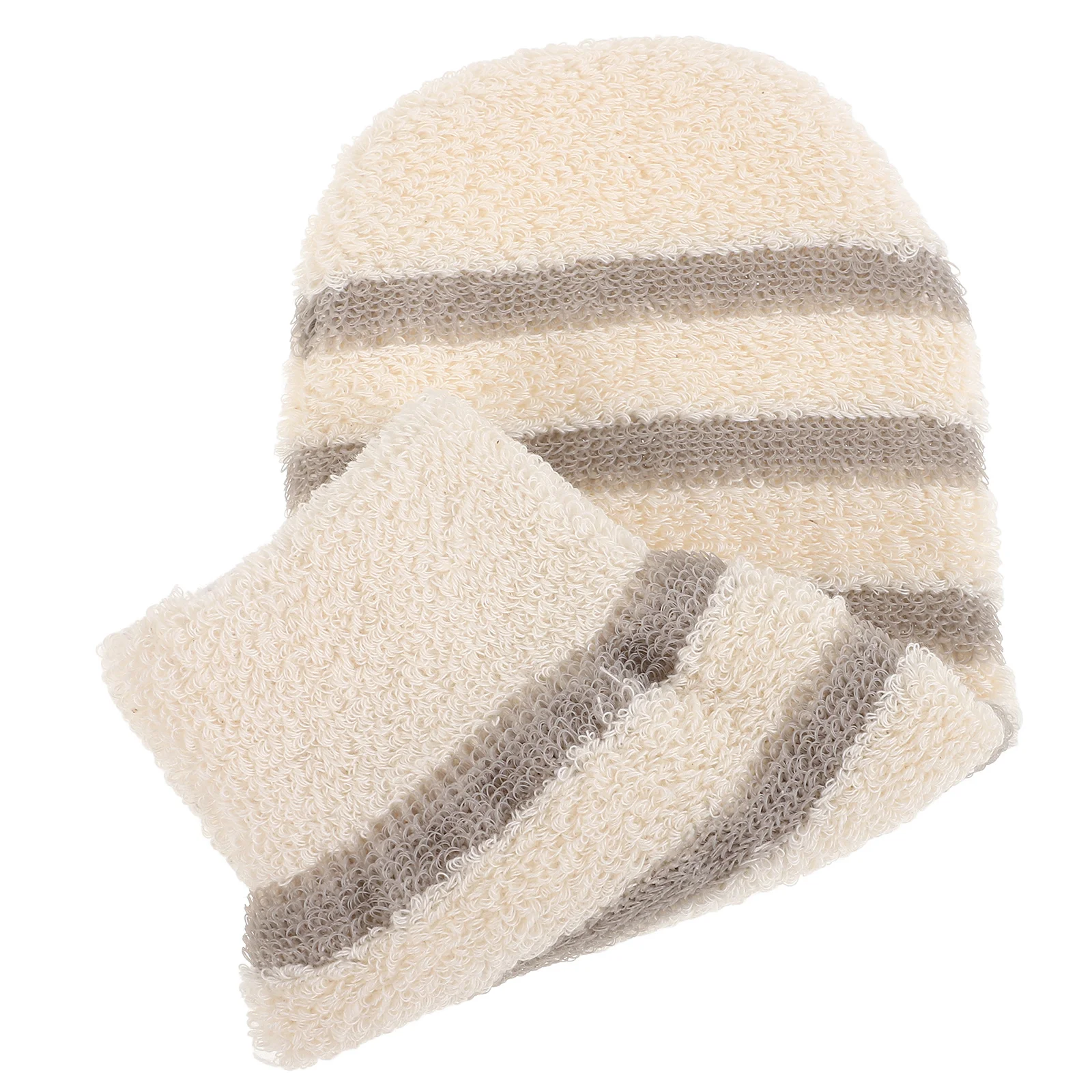 

3Pcs Exfoliating Bath Mitt Dual Function Shower Glove for Dead Skin Removal Soft Comfortable Bathing Accessory Family Pack