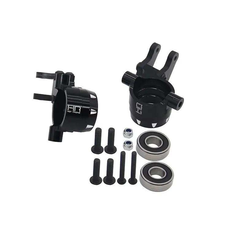 

Hot Racing heavy duty aluminum Graphite steering blocks with carbon fiber steering arms for 1/8 Traxxas Sledge