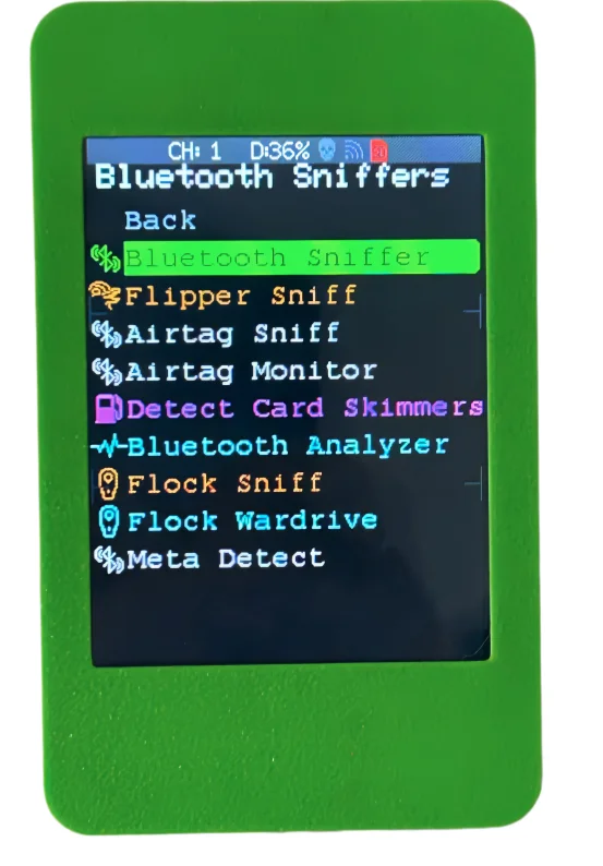 Плата разработки ESP32 Marauder с 2,8-дюймовым смарт-дисплеем 240x320, прошивка 1.11.0, 2432R028 плюс ST7789, портативная версия CYD Marauder