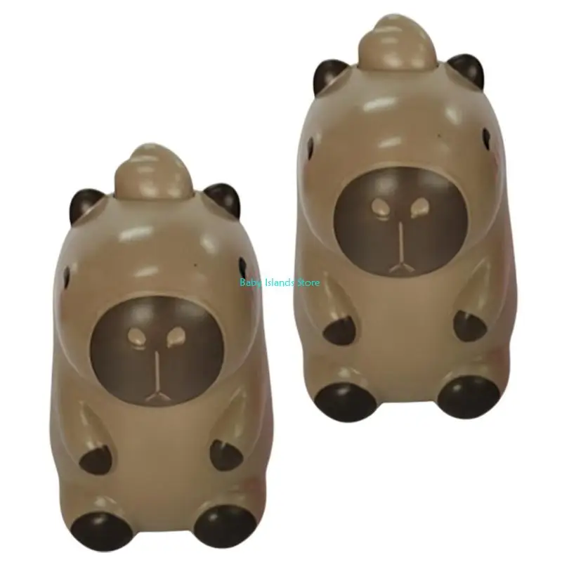 

K92D 2PCS Press Water Guns for Kids Outdoor Water Fighting Toy Summer Gift Party Favor Beach Pool Capybara Water Toy