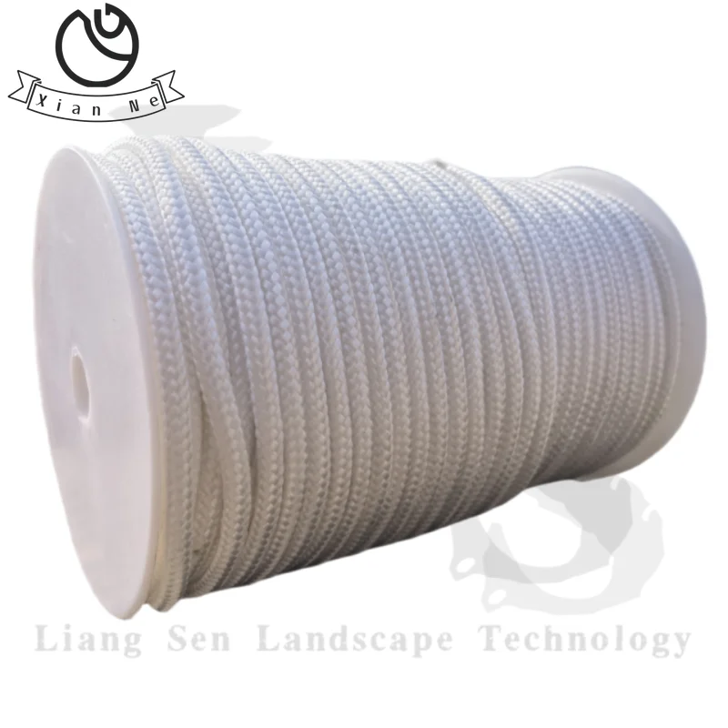 

50m x 4mm/4.5mm Nylon Pulley Recoil Starter Rope for Chainsaw, Lawn Mower, Trimmer, Generator Small Engine Parts