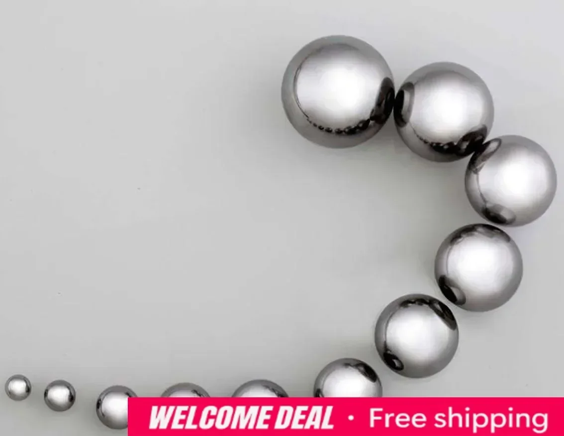 

2029 Solid 440C Stainless Steel Ball High Precision Smooth Steel Beads Round Ball Dia 1mm 2mm 2.5mm 7.144mm 8.731mm-20mm New