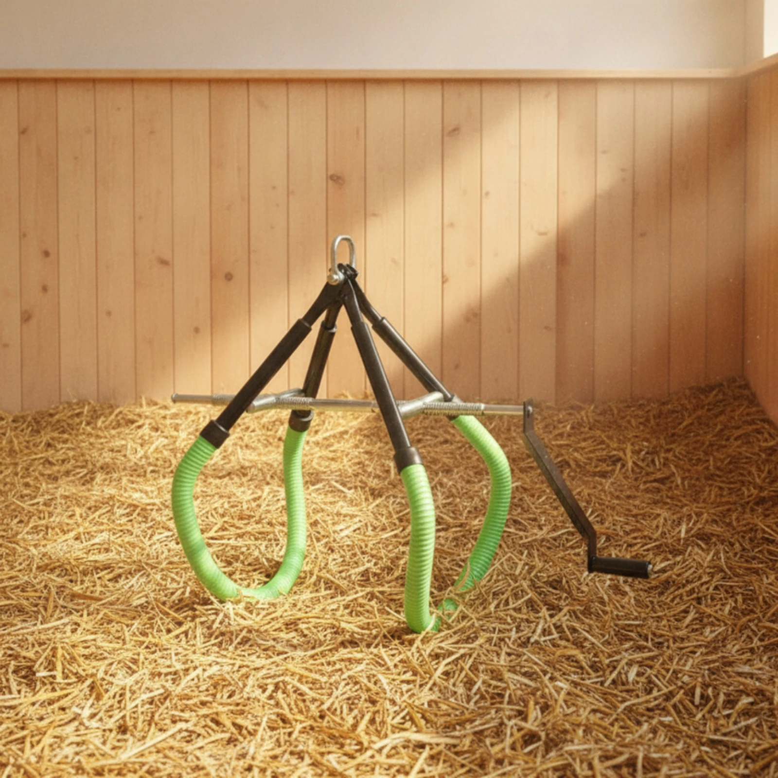 Cattle Lifting Stand Heavy Duty Cattle Lifter with Padded Loops Cow Standing Aid Stable Hoist Long-Lasting for Farmers, Farms