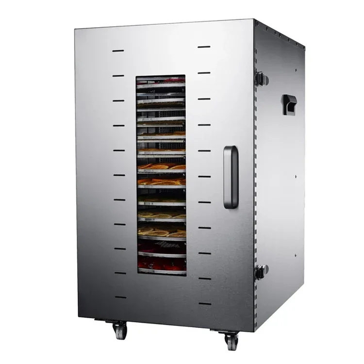 16 Trays Rotary Stainless Steel Vegetables And Fruit Drying Machine Home Food Dehydrator Machine Beef Jerky Dryer