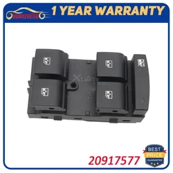 20917577 New Electric Front Left Master Power Window Control Switch For Chevrolet Cruze Hatchback Equinox 13305295 20917599
