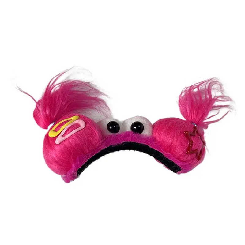 

Motocross Hat Hair Accessories Fashion Motocross Plush Hat Ponytail Hair Accessories Motorcycle Hat Hair Decor For Motorcycle