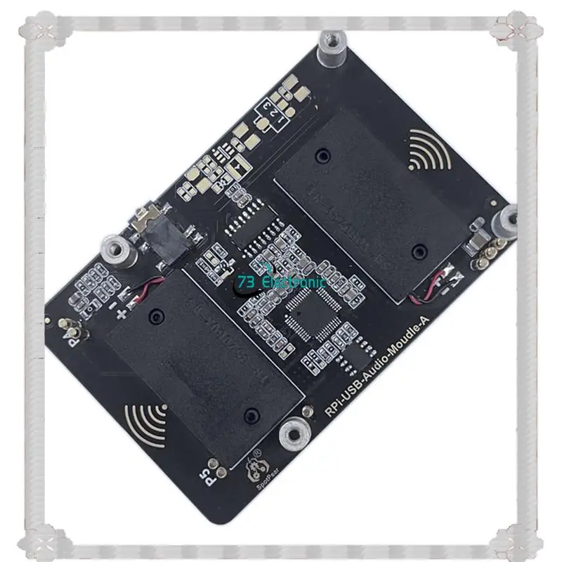 24-Hour Delivery USB Audio Sound Card Module HAT For Raspberry Pi 5 With Earphone Jack Buzzer Speaker For Rpi 5 Replacement Acce