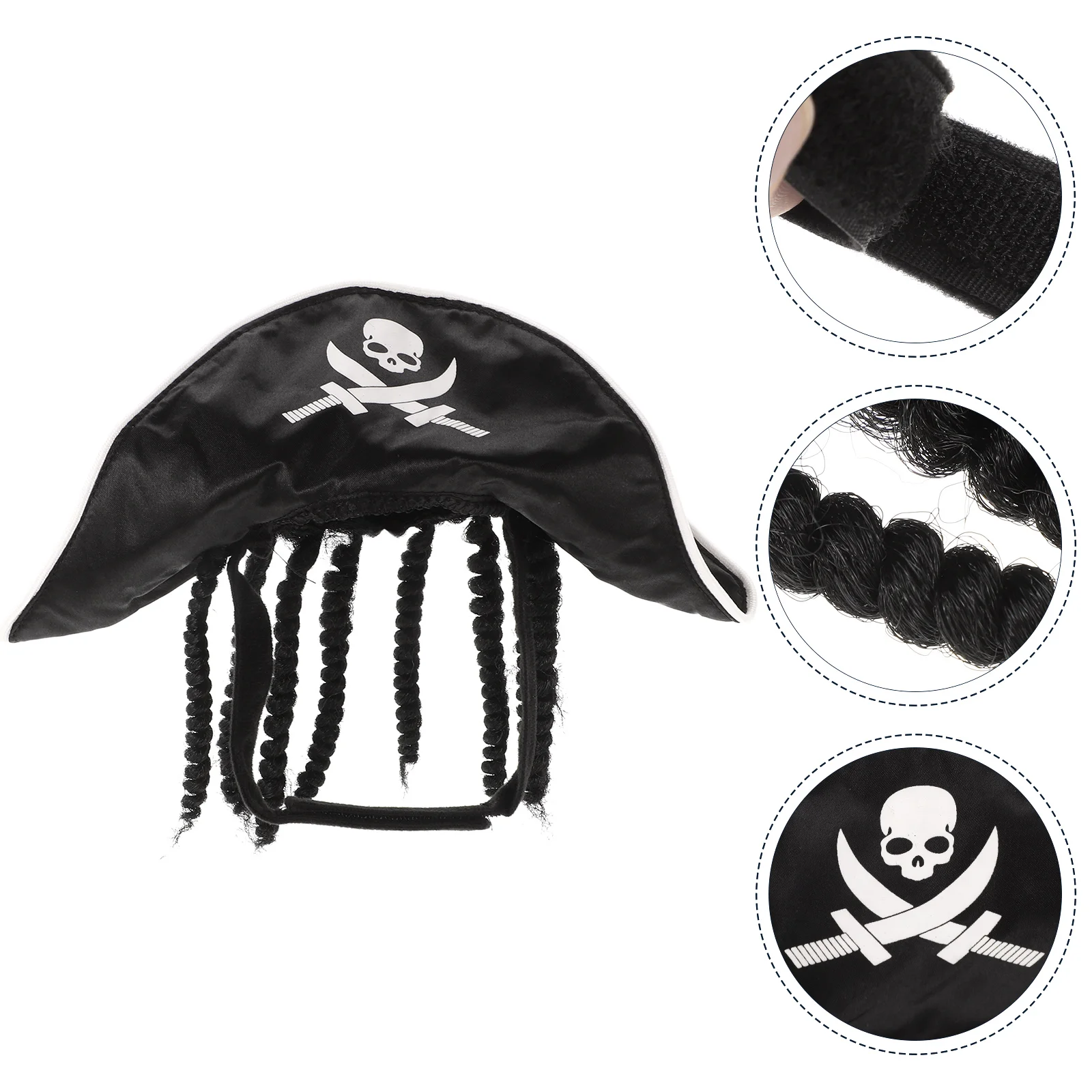 Halloween Party Supplies Pirate Head Scarf Props Cosplay Hat Costume Men's Child Inflatable Ornaments