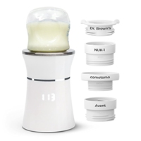 Portable Baby Bottle Warmer USB Charge 8800mAh 4Level Temperature Adjustable Rapid Defrosting & Heating Milk Water Bottle Heater