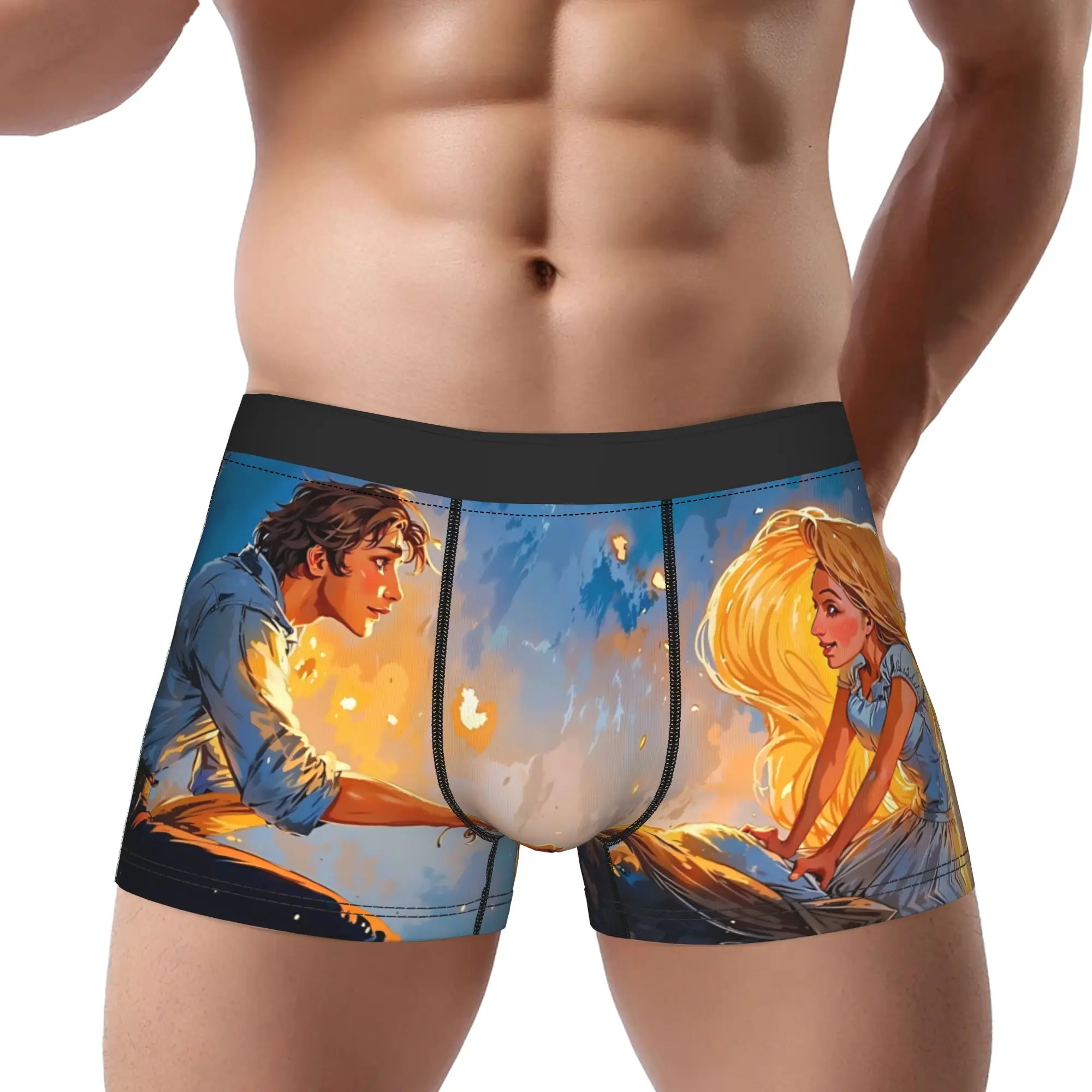 

adults 18 plus boxers Tangled Underpants Homme Panties Men Underwear Ventilate Shorts Boxer Briefs